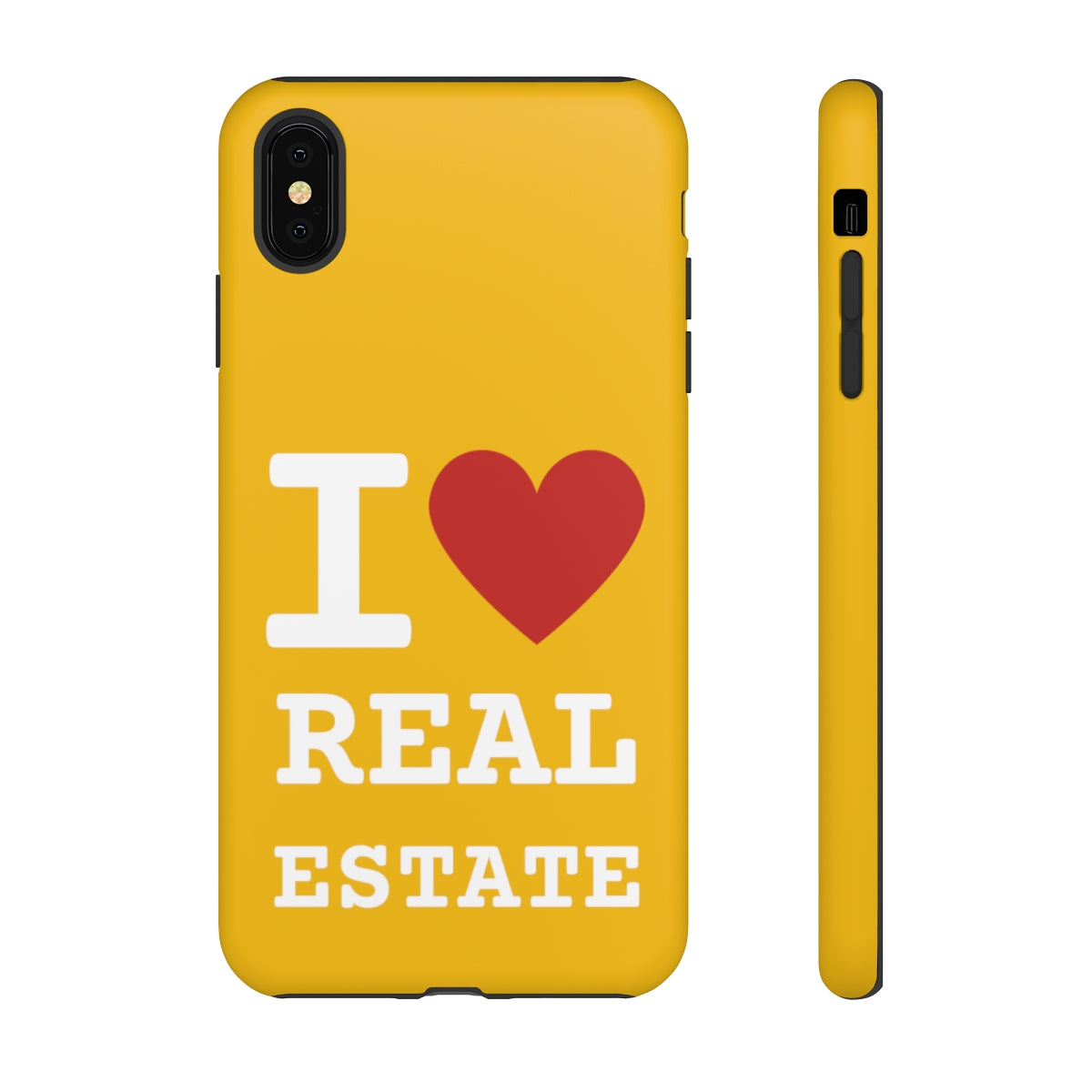 Tough Case - I Heart - Yellow (31 Sizes)