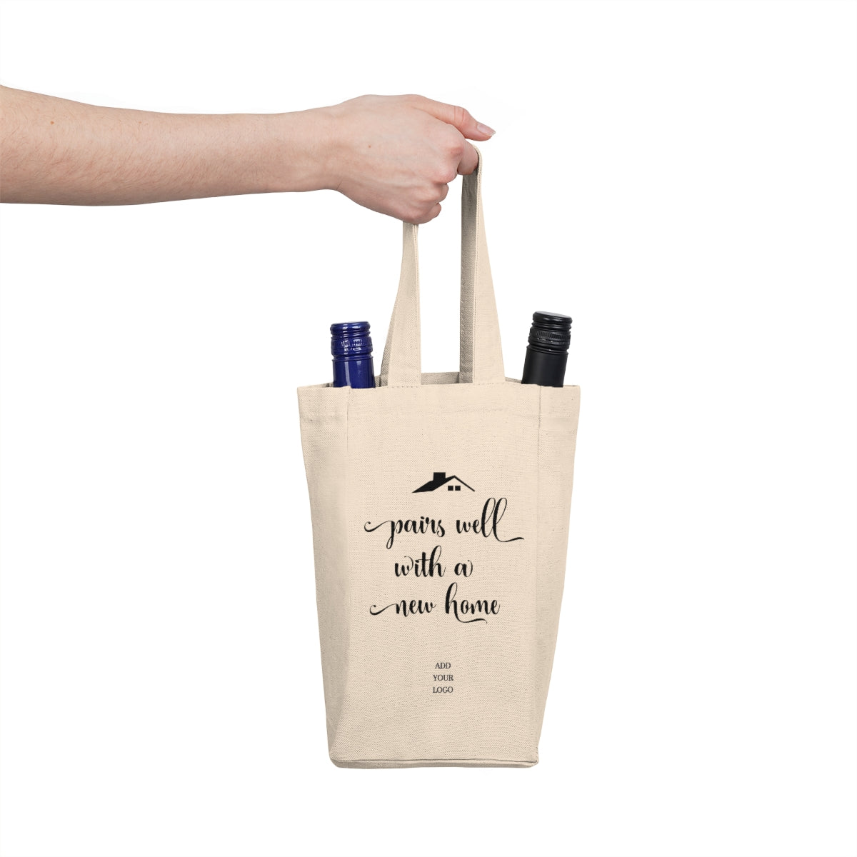 Double Wine Tote - Script