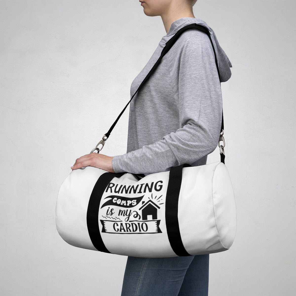 Duffel Bag- Running Comps Cardio 2 - White