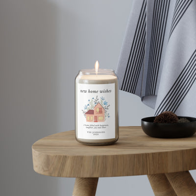 Personalized Candle - Home Wishes