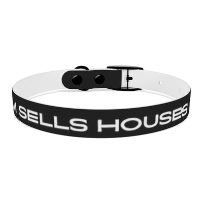 Dog Collar - My Mom Sells Houses - Black