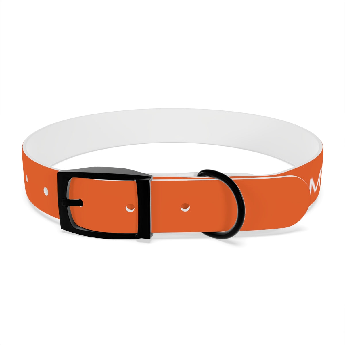 Dog Collar - My Dad Sells Houses - Orange