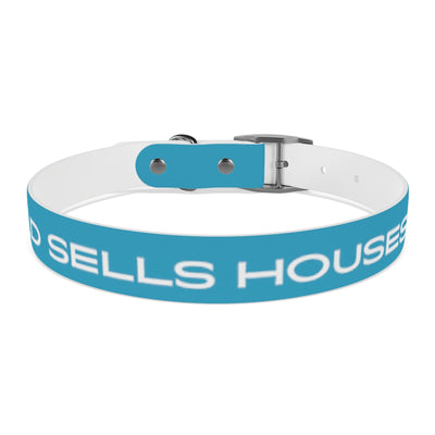 Dog Collar - My Dad Sells Houses - Turquoise