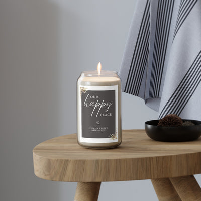 Personalized Candle - Happy Place