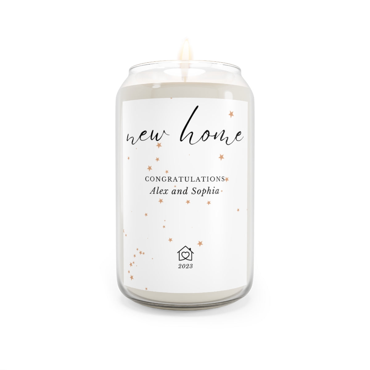 Personalized Candle - New Home