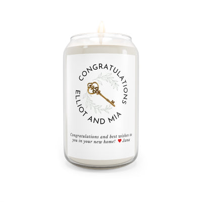 Personalized Candle - Congratulations