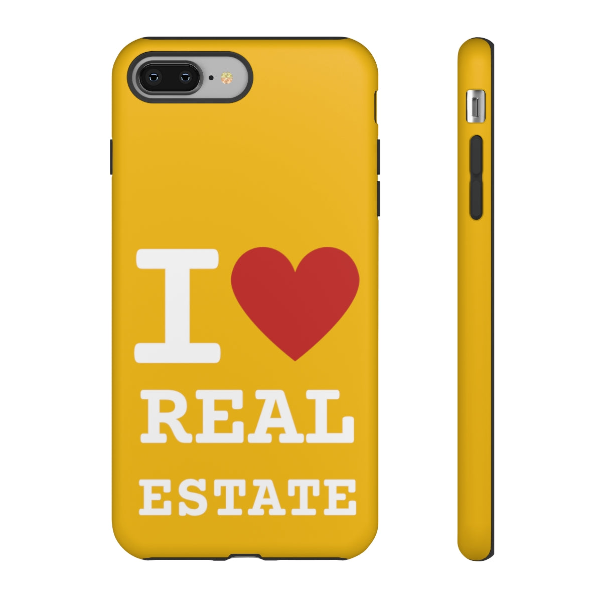 Tough Case - I Heart - Yellow (31 Sizes)