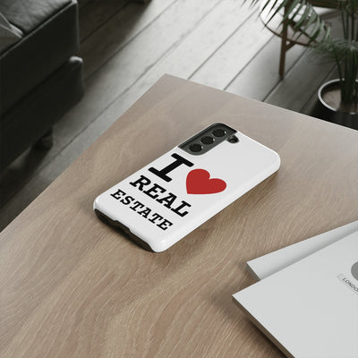 Tough Case - I Heart - White (31 Sizes)