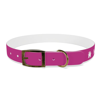 Dog Collar - My Dad Sells Houses - Pink