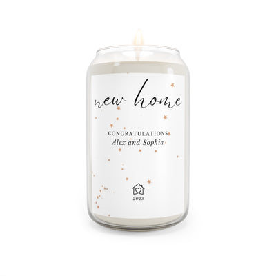 Personalized Candle - New Home