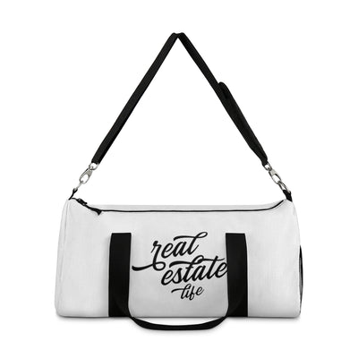 Duffel Bag - Real Estate Life - White