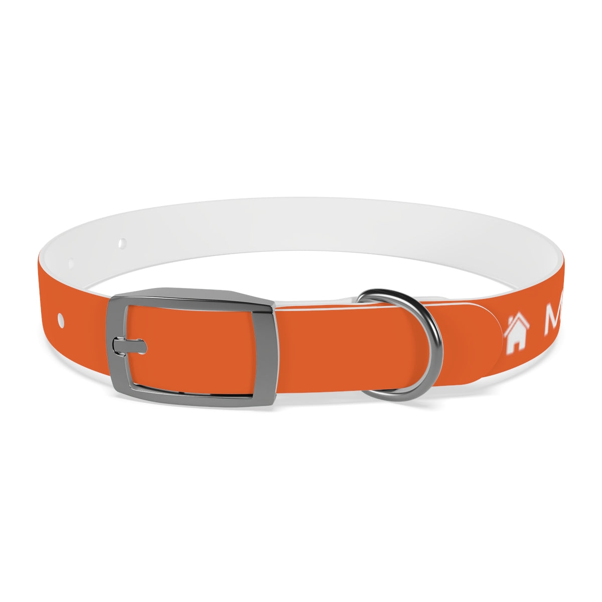 Dog Collar - My Mom Sells Houses - Orange