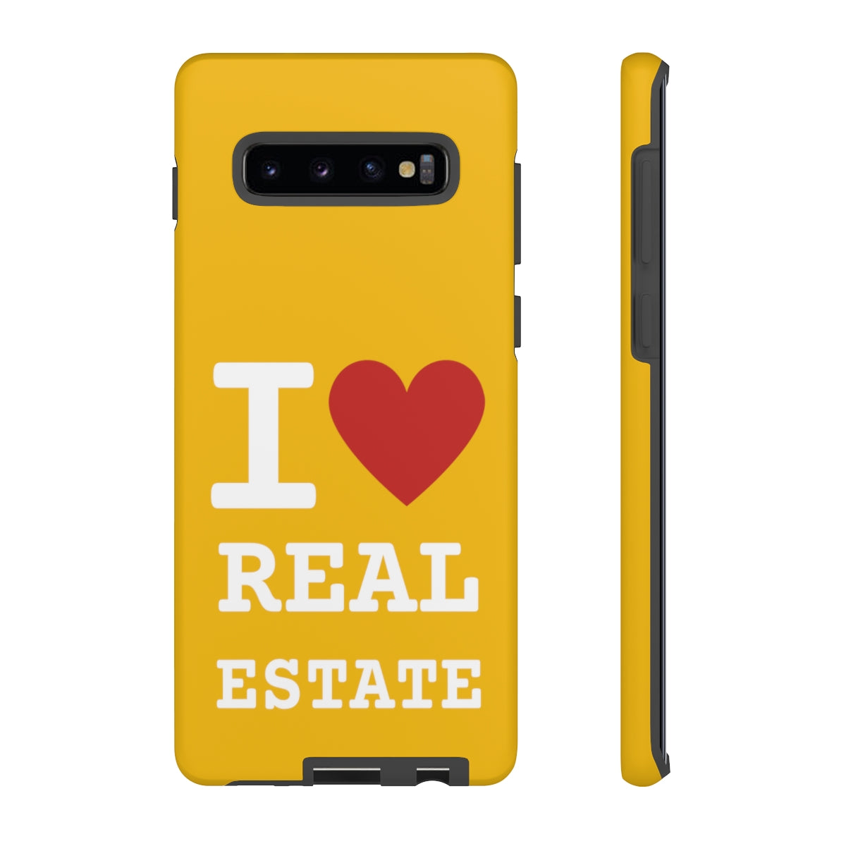 Tough Case - I Heart - Yellow (31 Sizes)