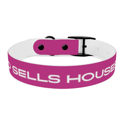 Dog Collar - My Dad Sells Houses - Pink