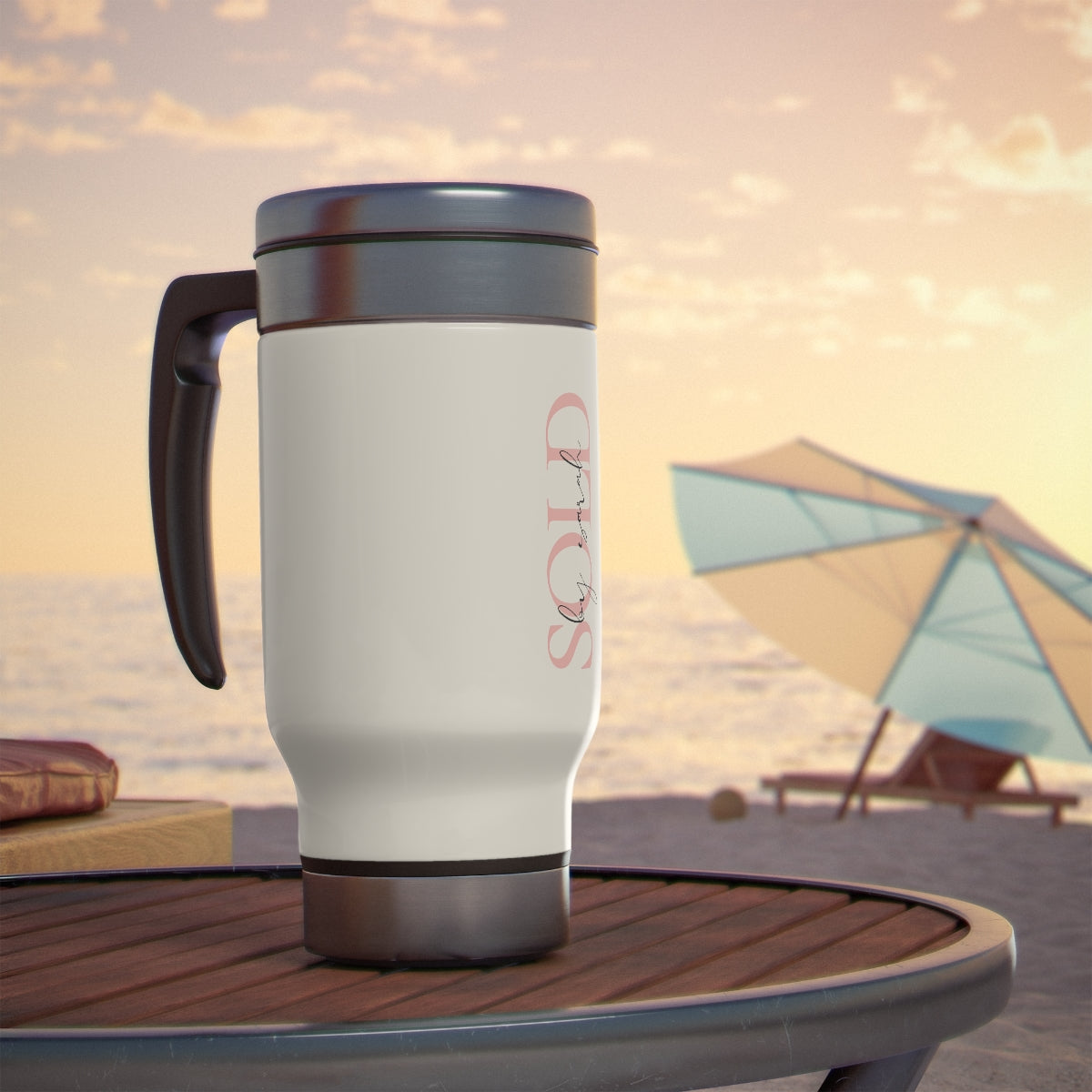 Travel Mug - Sold By (Your Name)