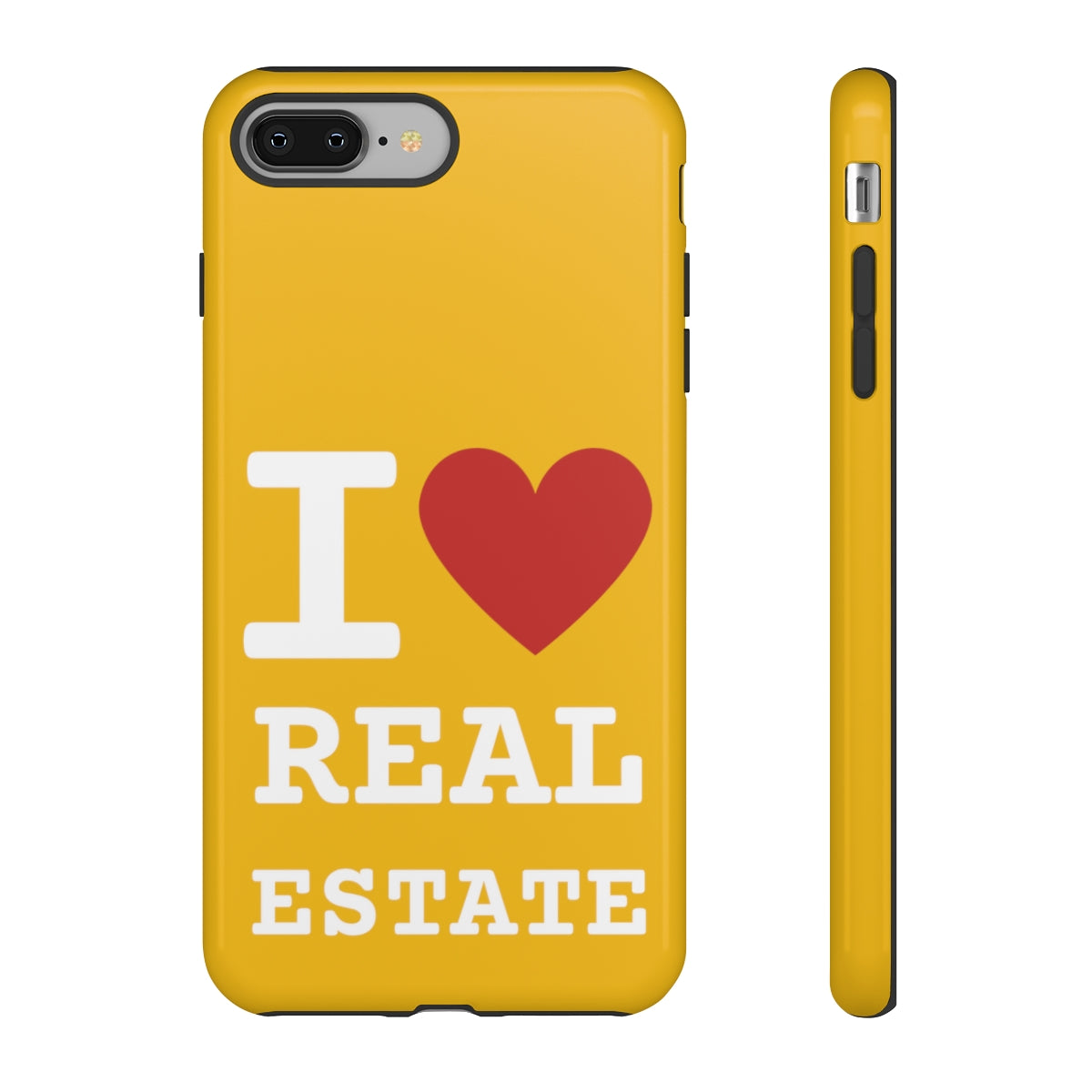 Tough Case - I Heart - Yellow (31 Sizes)