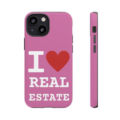 Tough Case - I Heart - Pink (31 Sizes)