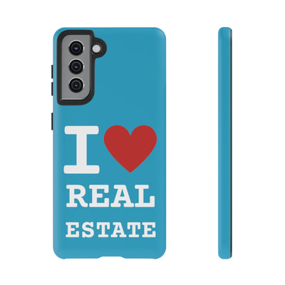 Tough Case - I Heart - Turquoise (31 Sizes)