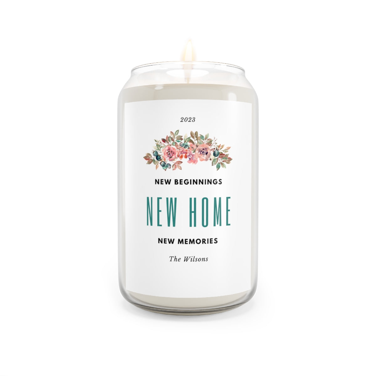 Personalized Candle - New Beginnings