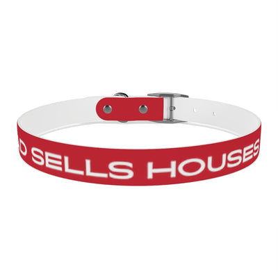 Dog Collar - My Dad Sells Houses - Red