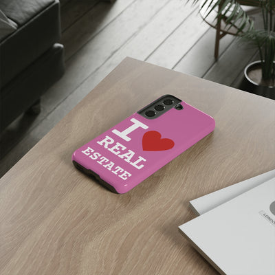 Tough Case - I Heart - Pink (31 Sizes)