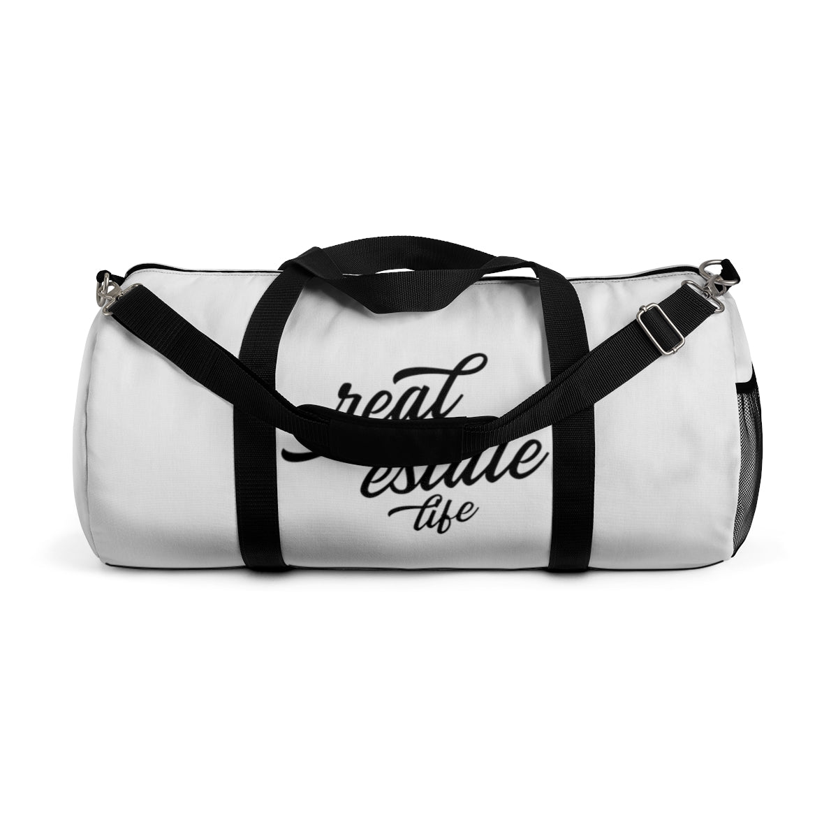 Duffel Bag - Real Estate Life - White