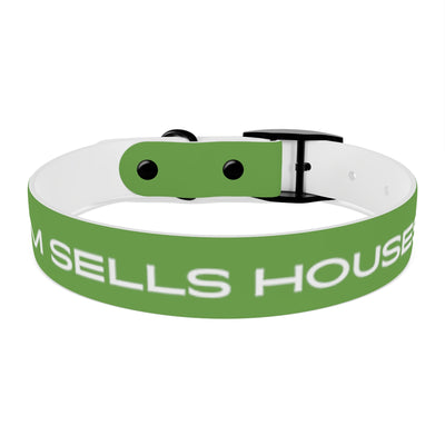 Dog Collar - My Mom Sells Houses - Green