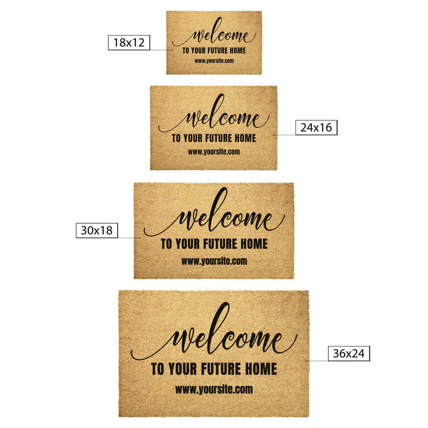 Custom Open House Mat - 01