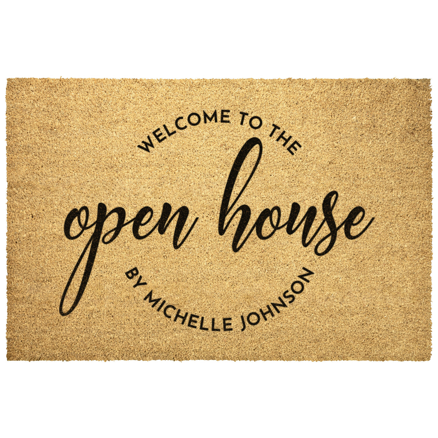 Custom Open House Mat - 02