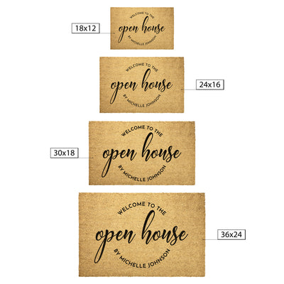 Custom Open House Mat - 02