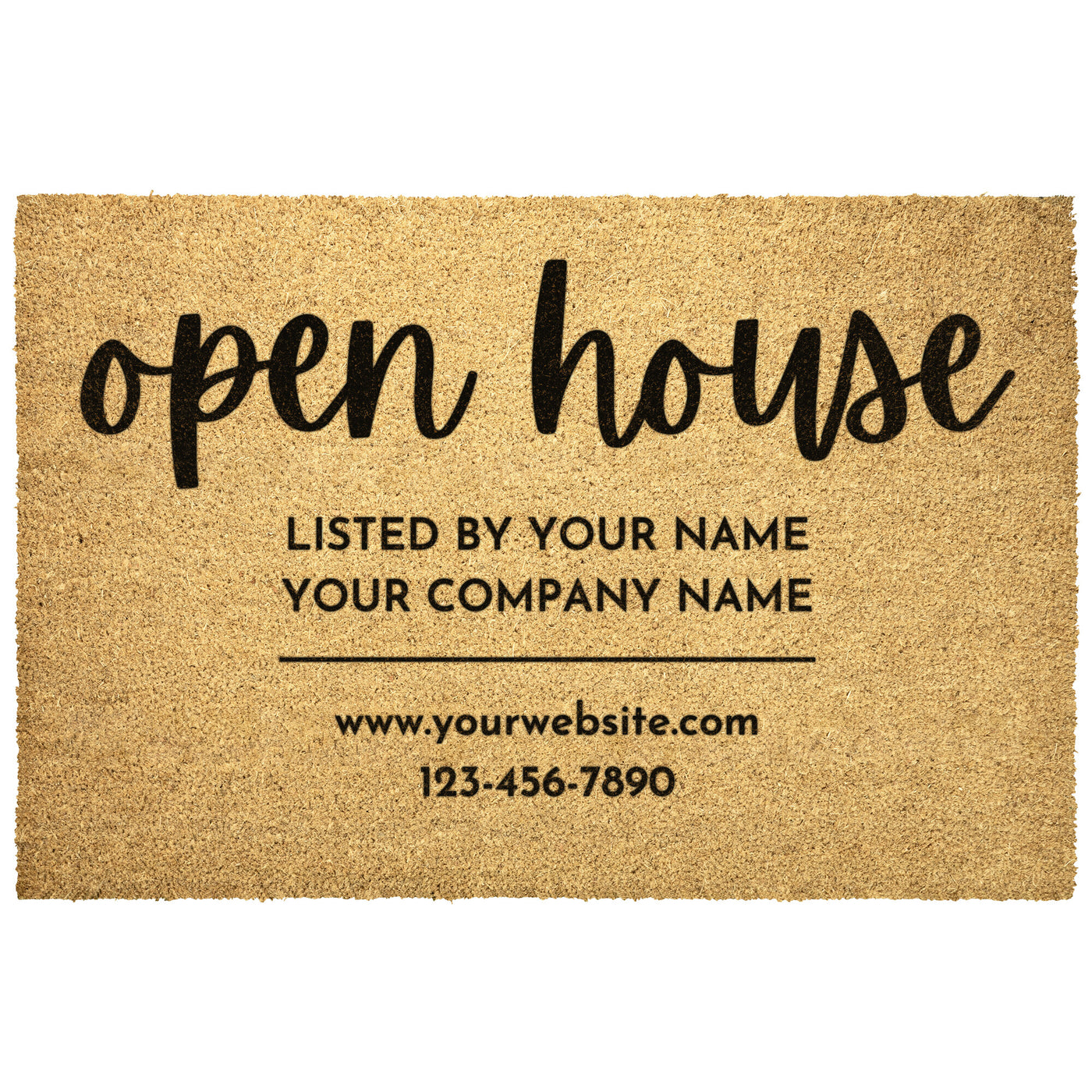 Custom Open House Mat - 04