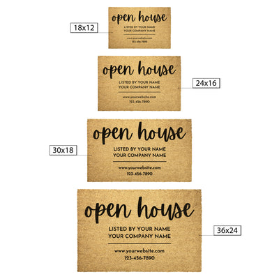 Custom Open House Mat - 04
