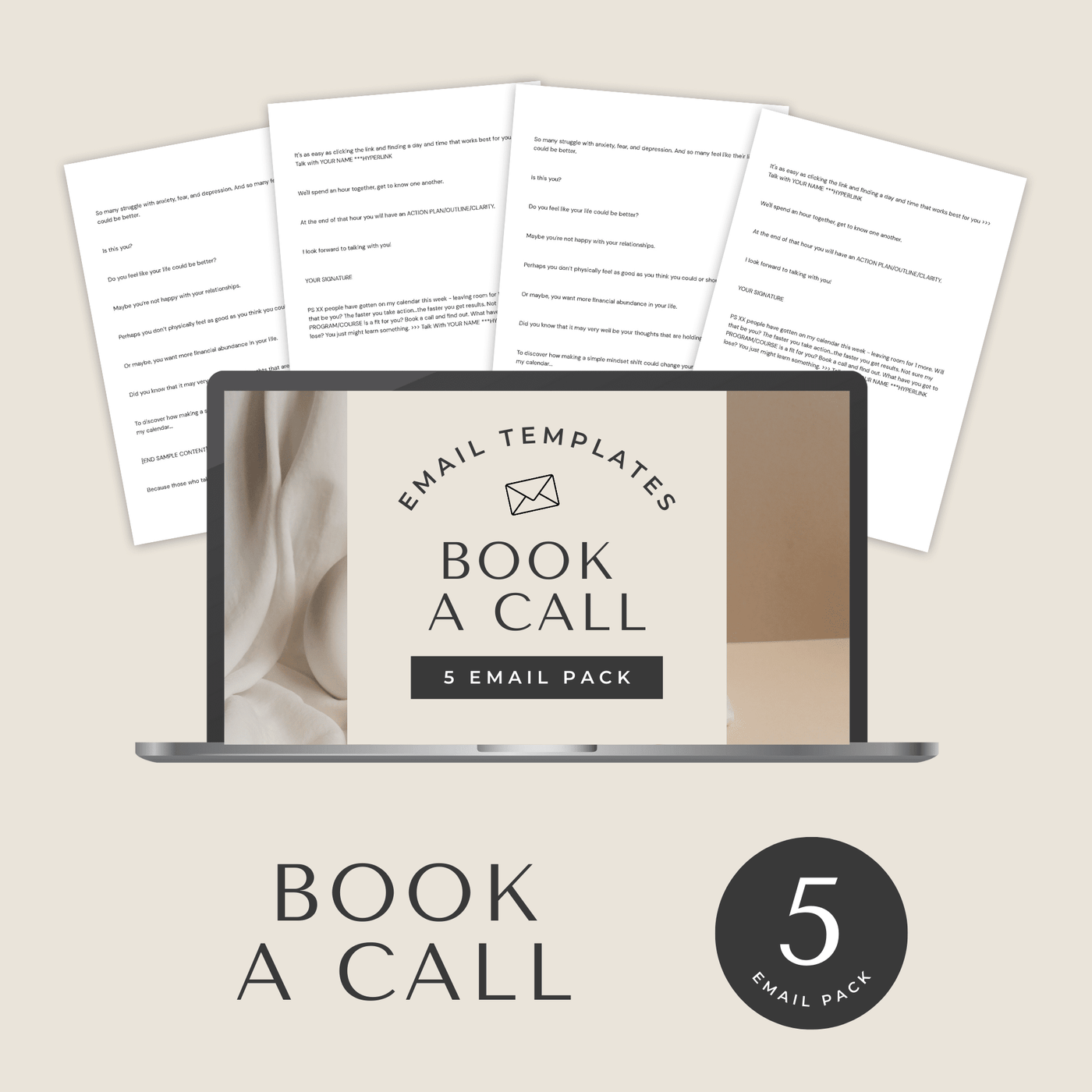 Email Templates - Book A Call Sequence