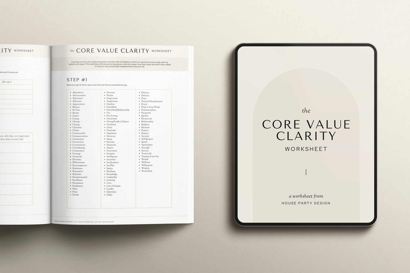 Workbook - Core Value Clarity