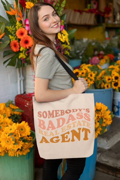 Tote Bag - Badass - Sand