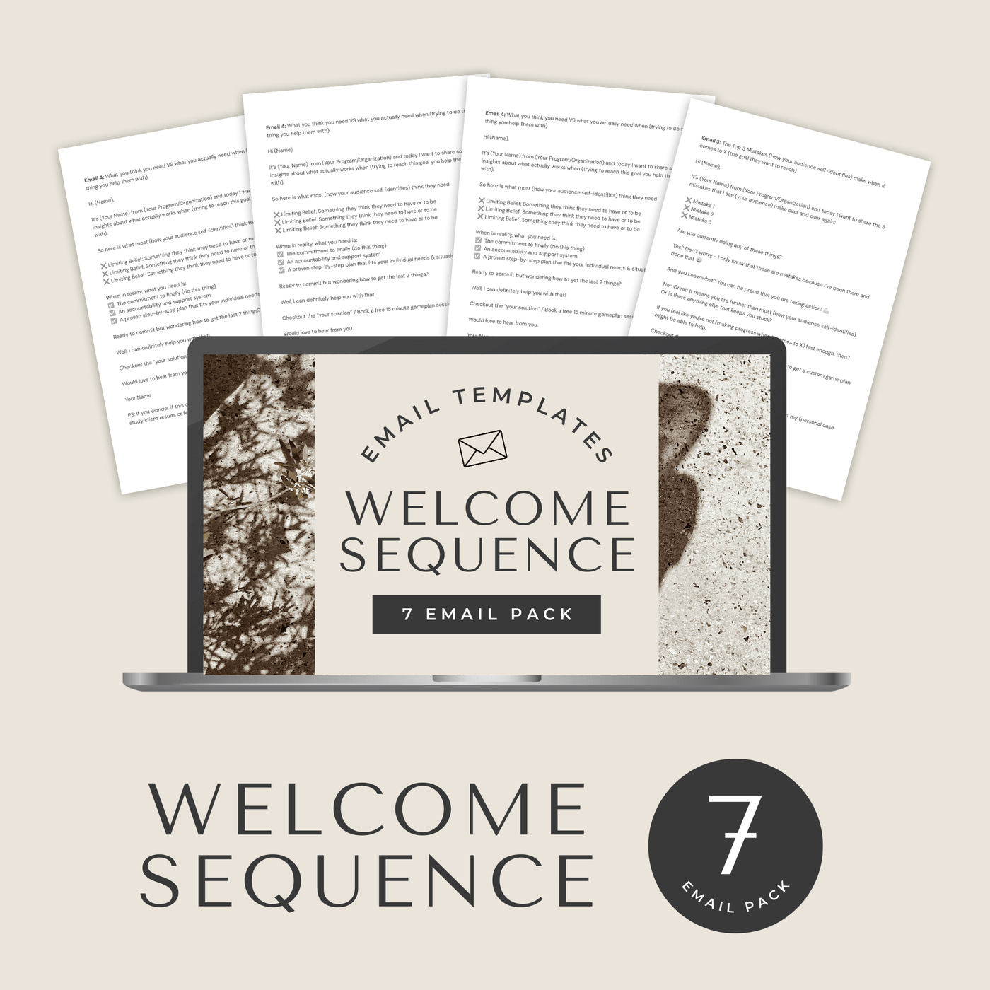 Email Templates - Welcome Sequence