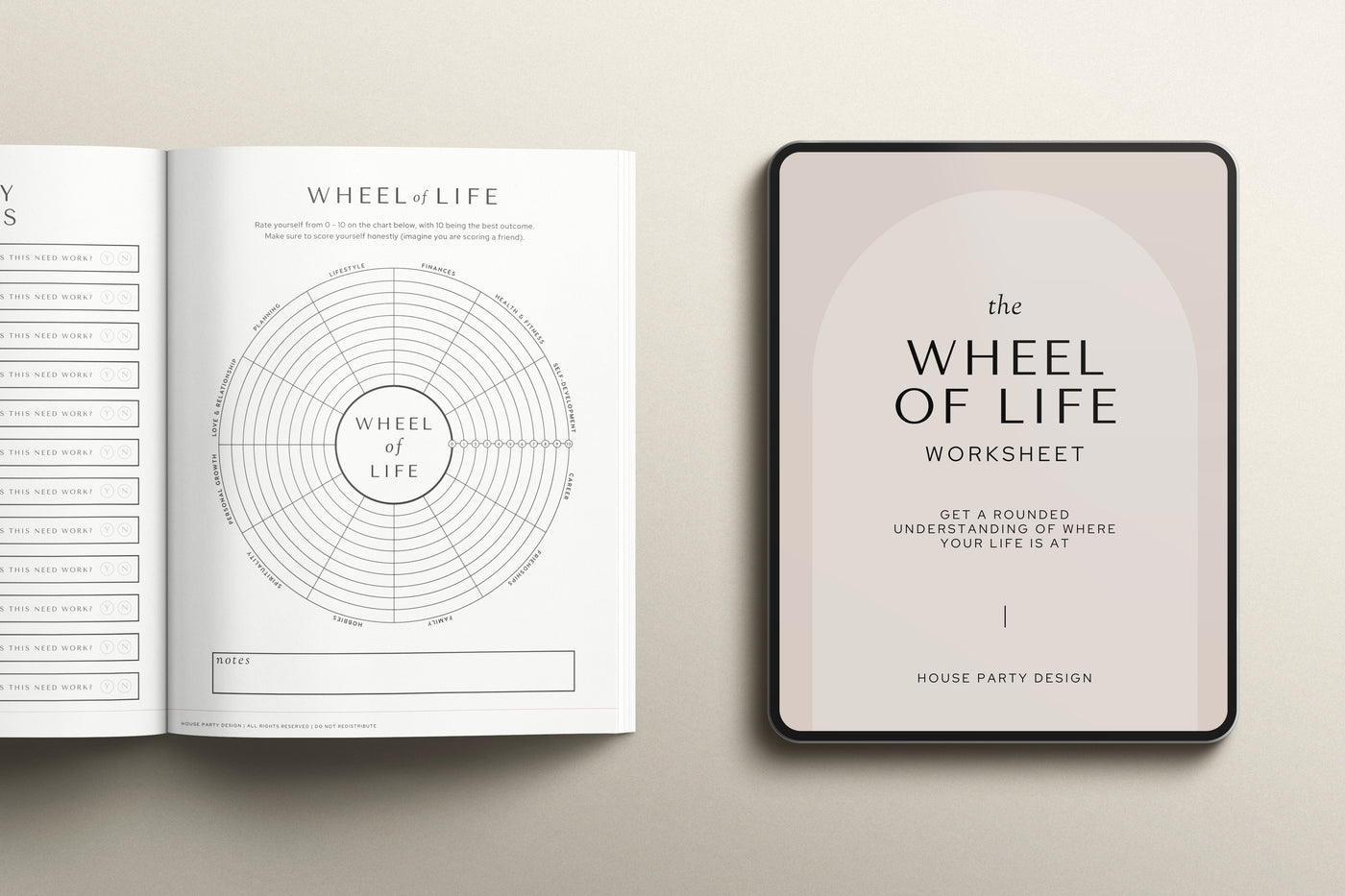 Workbook - Wheel Of Life