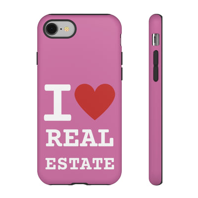 Tough Case - I Heart - Pink (31 Sizes)