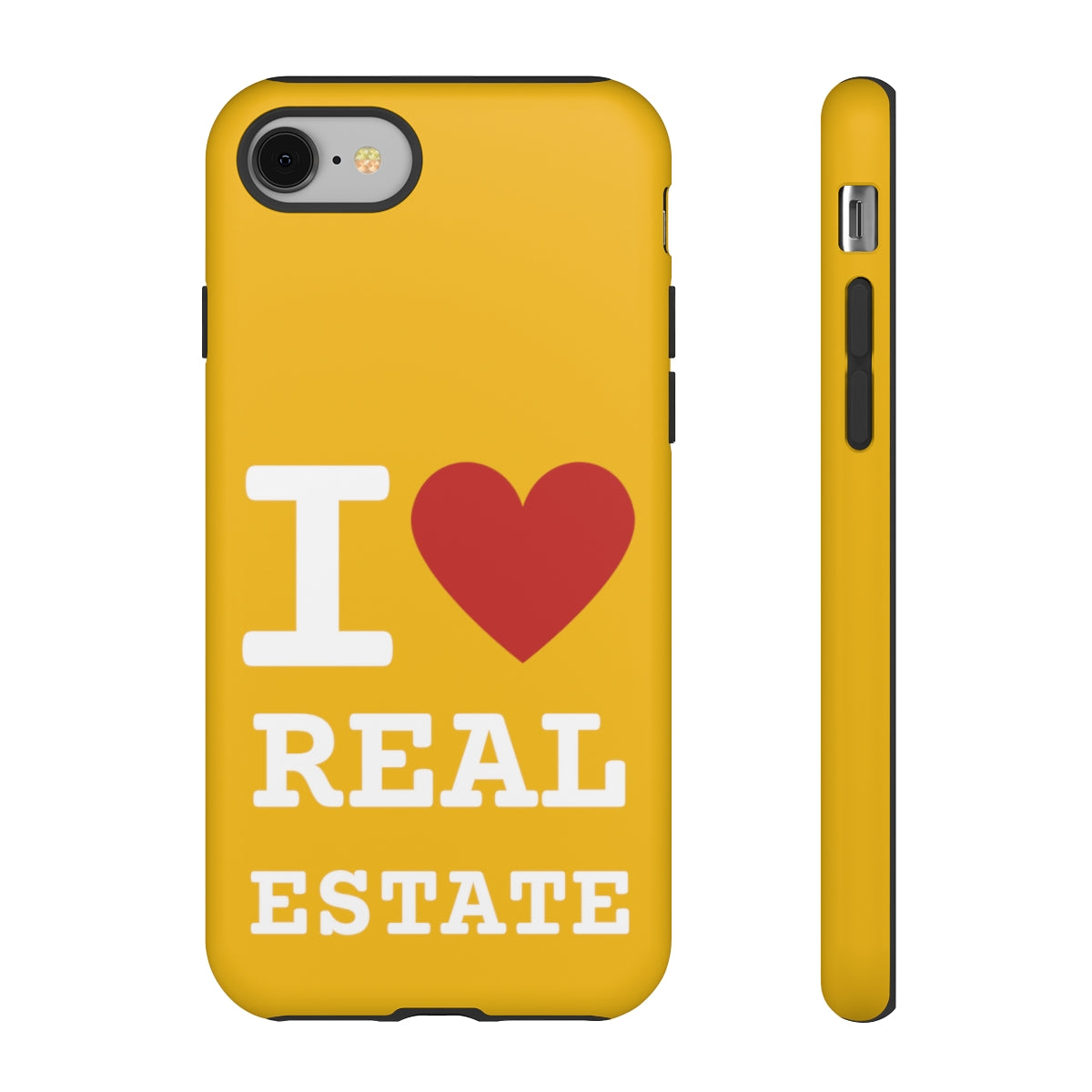 Tough Case - I Heart - Yellow (31 Sizes)