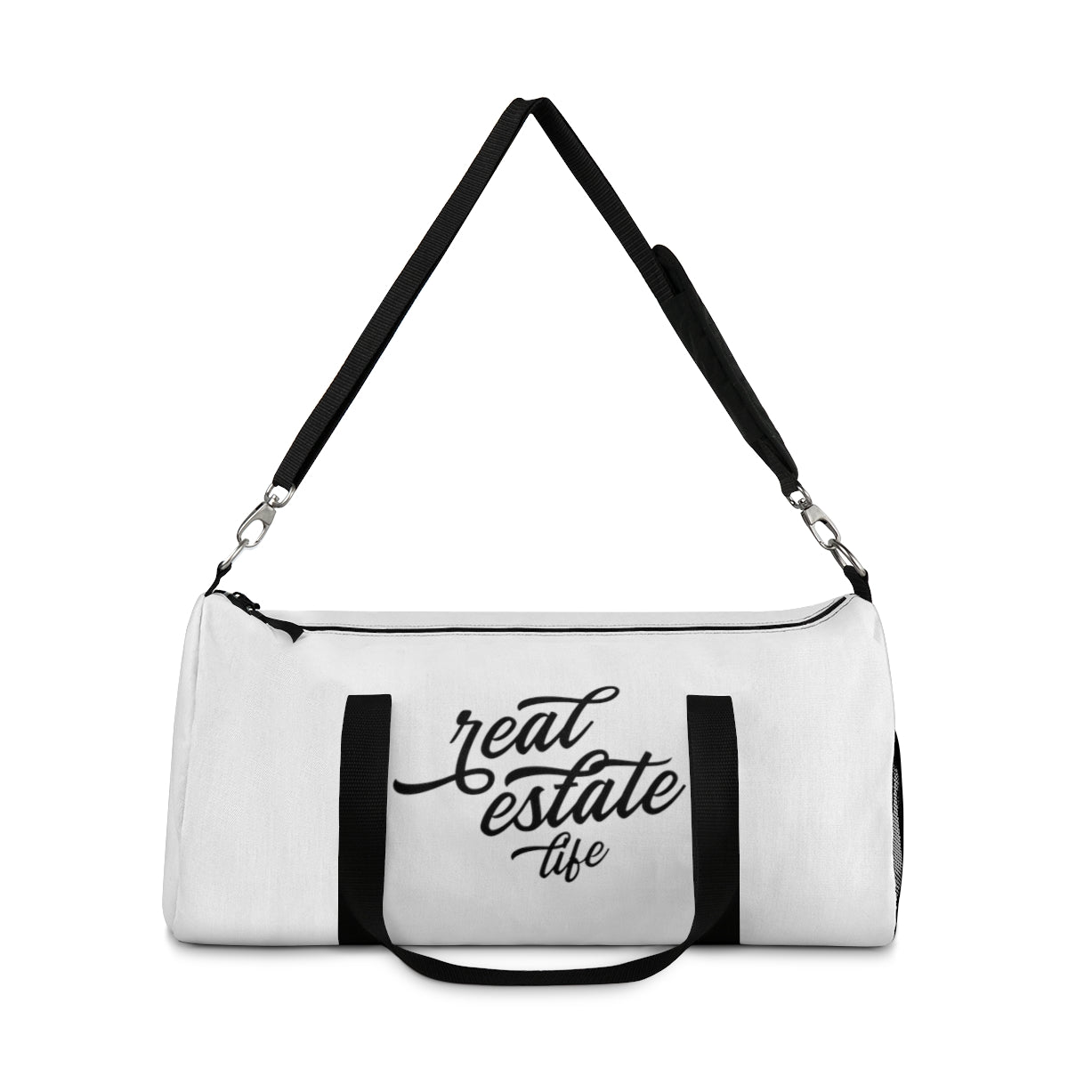 Duffel Bag - Real Estate Life - White