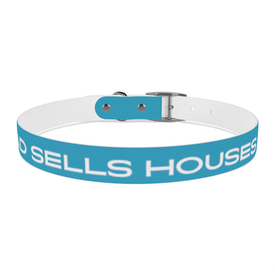 Dog Collar - My Dad Sells Houses - Turquoise