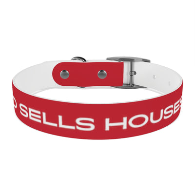 Dog Collar - My Dad Sells Houses - Red