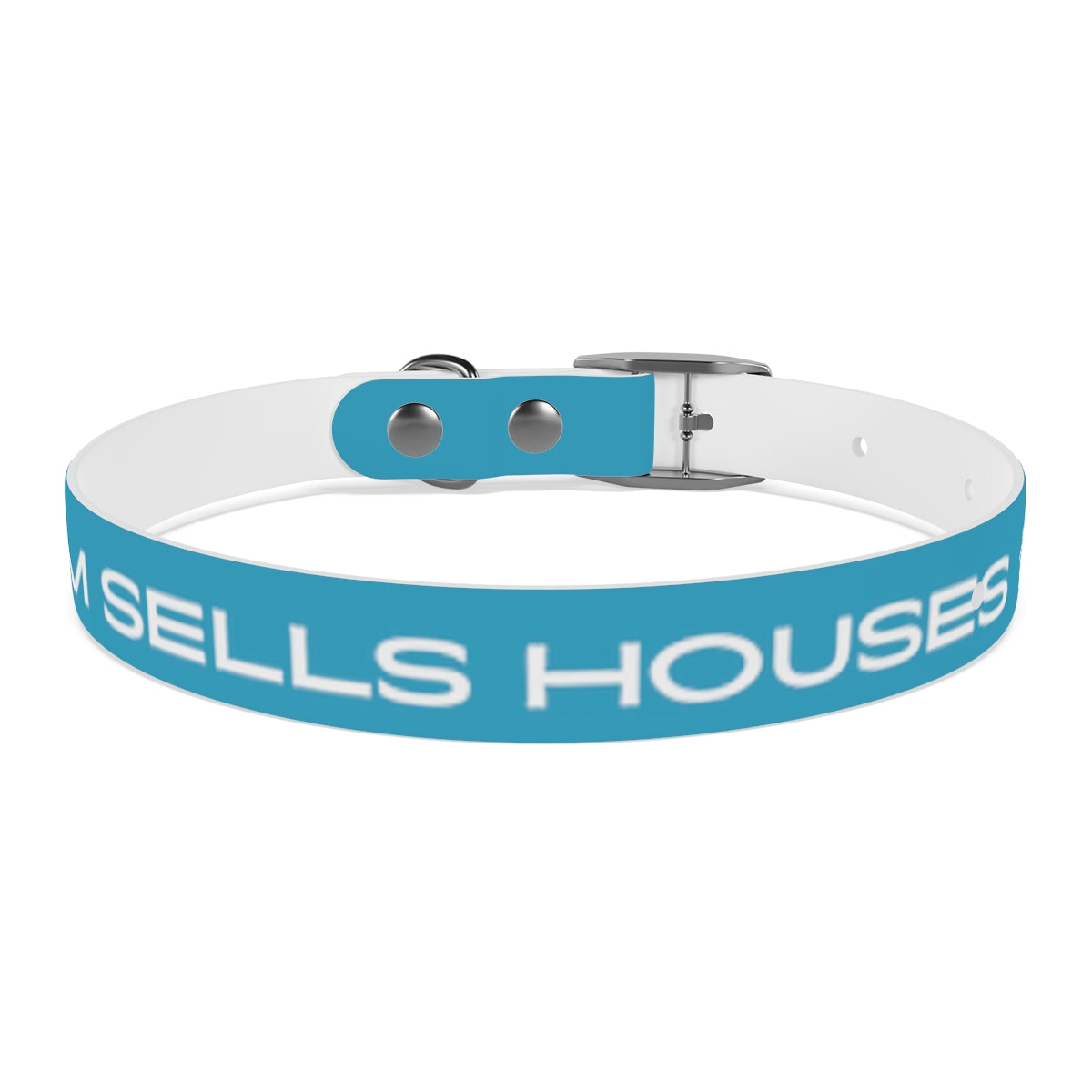 Dog Collar - My Mom Sells Houses - Turquoise