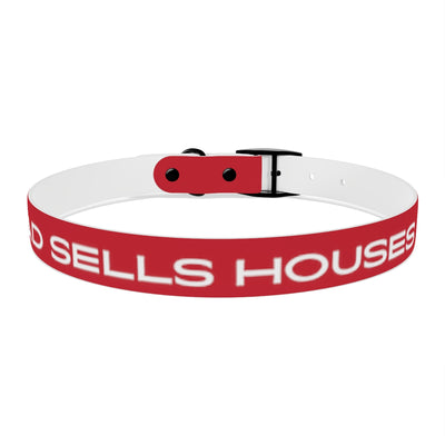 Dog Collar - My Dad Sells Houses - Red