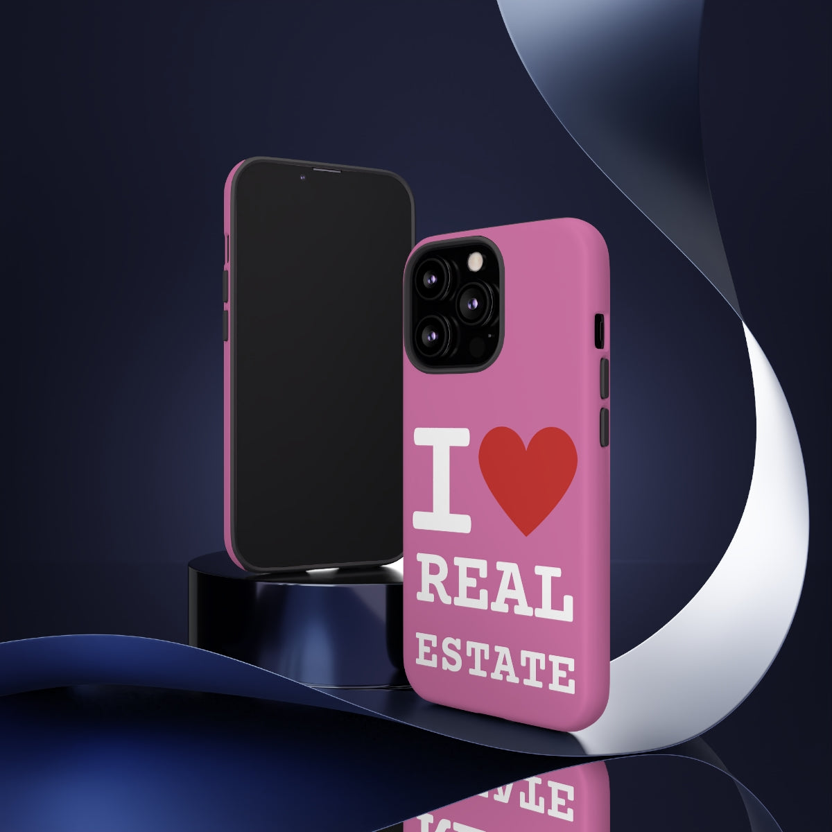 Tough Case - I Heart - Pink (31 Sizes)