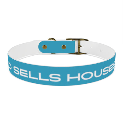 Dog Collar - My Dad Sells Houses - Turquoise