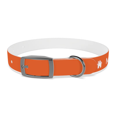 Dog Collar - My Dad Sells Houses - Orange