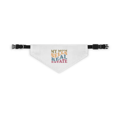 Pet Bandana Collar - My Mom - White