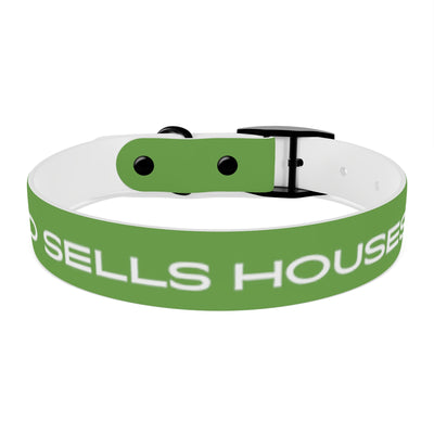 Dog Collar - My Dad Sells Houses - Green