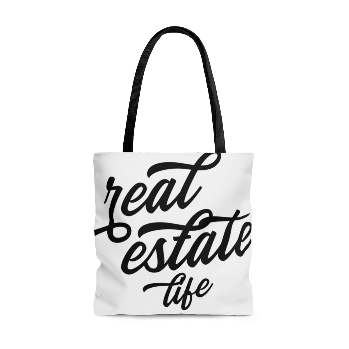 Tote Bag - Real Estate Life - White